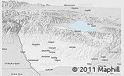 Silver Style Panoramic Map of Huocheng