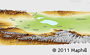 Physical Panoramic Map of Jinghe