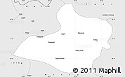 Silver Style Simple Map of Jinghe