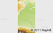 Physical Map of Karamay Shi
