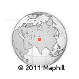 Outline Map of Kashi Shi