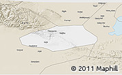 Classic Style 3D Map of Korla Shi
