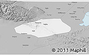 Gray 3D Map of Korla Shi