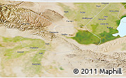 Satellite 3D Map of Korla Shi