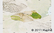 Satellite Map of Korla Shi, lighten