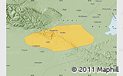 Savanna Style Map of Korla Shi
