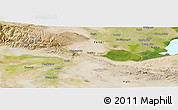 Satellite Panoramic Map of Korla Shi