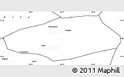 Blank Simple Map of Korla Shi