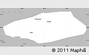 Gray Simple Map of Korla Shi