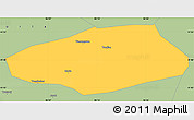 Savanna Style Simple Map of Korla Shi