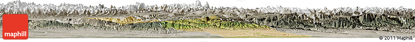 Satellite Horizon Map of Manas, semi-desaturated Satellite Horizon Map of Manas, semi-desaturated