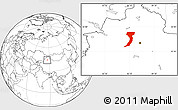 Blank Location Map of Manas