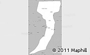 Gray Simple Map of Manas