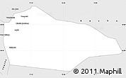 Silver Style Simple Map of Markit