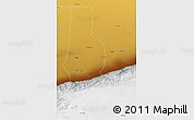 Physical 3D Map of Minfeng