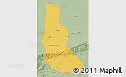Savanna Style 3D Map of Minfeng
