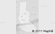 Silver Style 3D Map of Minfeng