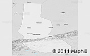 Silver Style Panoramic Map of Minfeng