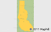 Savanna Style Simple Map of Minfeng