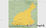 Savanna Style 3D Map of Mori