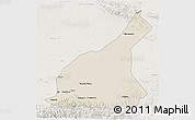 Shaded Relief 3D Map of Mori, lighten