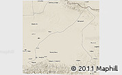 Shaded Relief 3D Map of Mori