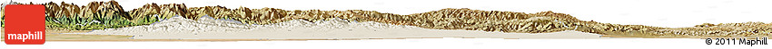 Shaded Relief Horizon Map of Mori, satellite outside Shaded Relief Horizon Map of Mori, satellite outside