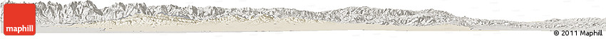 Shaded Relief Horizon Map of Mori, semi-desaturated Shaded Relief Horizon Map of Mori, semi-desaturated