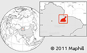 Blank Location Map of Mori, highlighted country