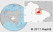 Gray Location Map of Mori, highlighted parent region