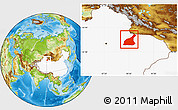 Physical Location Map of Mori, highlighted country