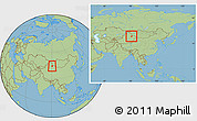 Savanna Style Location Map of Mori, within the entire country