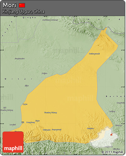 Savanna Style Map of Mori
