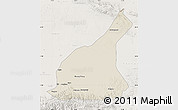 Shaded Relief Map of Mori, lighten