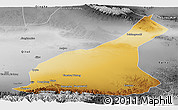 Physical Panoramic Map of Mori, desaturated