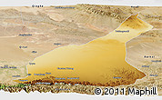 Physical Panoramic Map of Mori, satellite outside