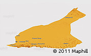 Political Panoramic Map of Mori, cropped outside