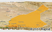 Political Panoramic Map of Mori, satellite outside