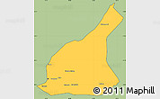 Savanna Style Simple Map of Mori, cropped outside