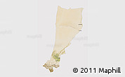 Satellite 3D Map of Moyu, cropped outside