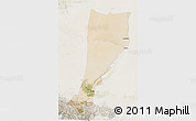 Satellite 3D Map of Moyu, lighten