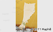 Satellite 3D Map of Moyu, physical outside