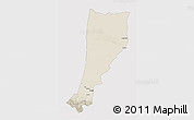Shaded Relief 3D Map of Moyu, cropped outside