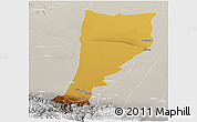 Physical Panoramic Map of Moyu, lighten, semi-desaturated