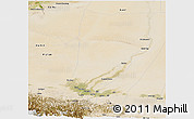 Satellite Panoramic Map of Moyu