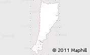Classic Style Simple Map of Moyu, cropped outside