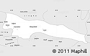 Silver Style Simple Map of Nilka