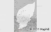 Gray 3D Map of Pishan