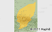 Savanna Style 3D Map of Pishan