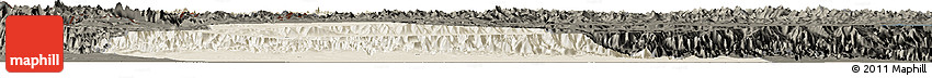 Shaded Relief Horizon Map of Pishan, darken Shaded Relief Horizon Map of Pishan, darken